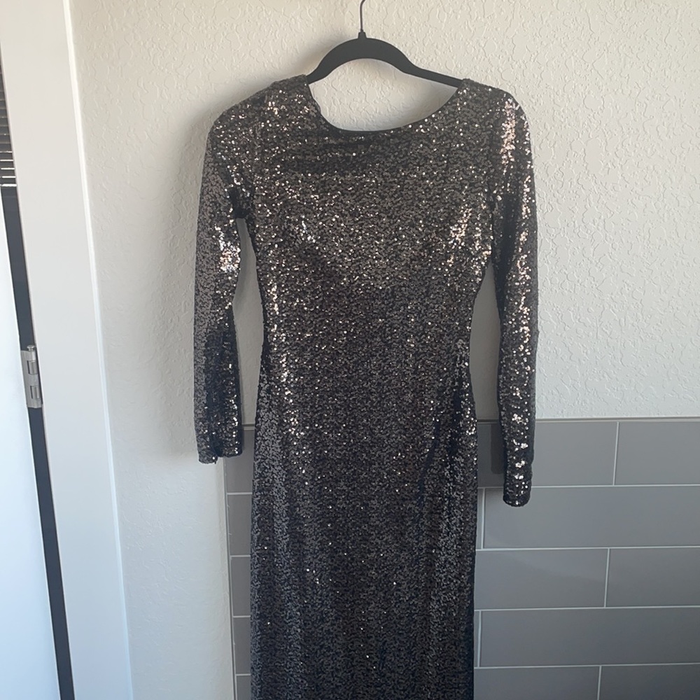 Calvin Klein Sequin Gown NWOT